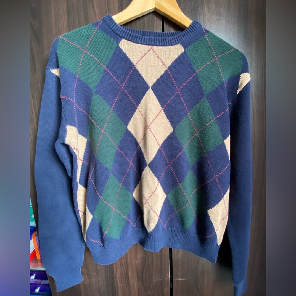 Brandy Melville John Galt Argyle Sweater